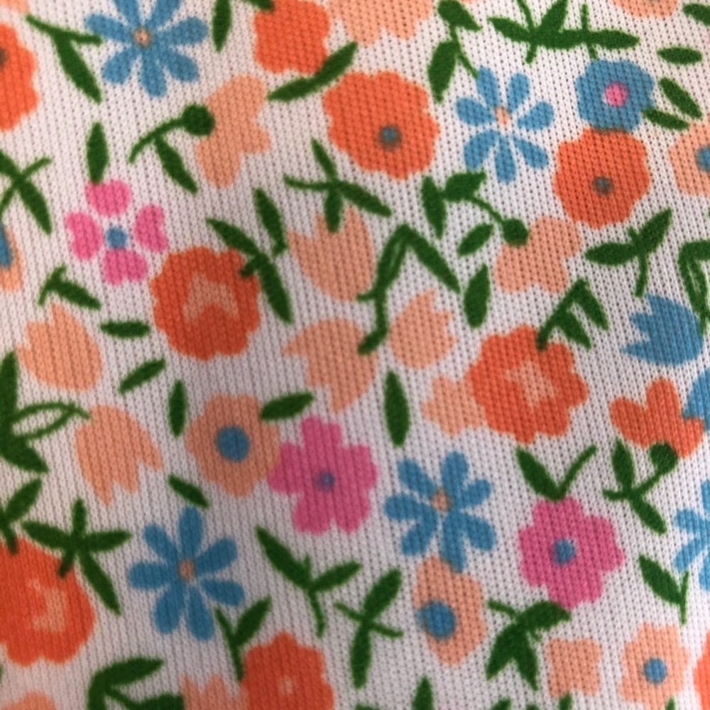 VTG Plus Size Floral 70s Blouse - Picture 5 of 7